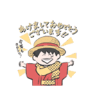 ONE PIECE キャラいろいろ日常スタンプ（個別スタンプ：40）