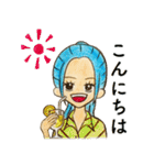 ONE PIECE ナミ ビビ ロビンの日常（個別スタンプ：38）