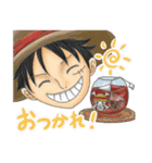 ONE PIECE メンバーのお茶で癒されよう（個別スタンプ：1）