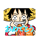 ONE PIECE 日常スタンプ（個別スタンプ：4）