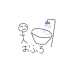 棒人間とイカとタコ（個別スタンプ：6）