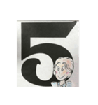 日常ナンバー（個別スタンプ：5）