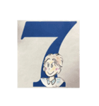 日常ナンバー（個別スタンプ：7）