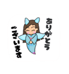 海(うみ)ちゃんスタンプ（個別スタンプ：3）