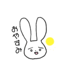 ウサギとリンゴ（個別スタンプ：4）
