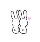ウサギとリンゴ（個別スタンプ：29）