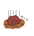 ウサギとリンゴ（個別スタンプ：30）