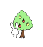 ウサギとリンゴ（個別スタンプ：32）