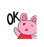 ちょっと適当なうさぎ（個別スタンプ：2）