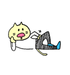 自由人にゃんちたち5（個別スタンプ：1）