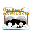 アフロがいこつくん♡冬＆○○しなくちゃ（個別スタンプ：33）