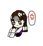 わたしスタンプ作りました。（個別スタンプ：10）