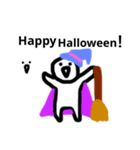 まるちゃん○ハロウィン（個別スタンプ：1）