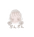 ➰ 女 の 子 の 日 常 ➰（個別スタンプ：5）