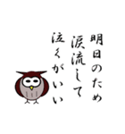 ふくろうの道しるべ（個別スタンプ：35）