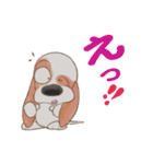 バセットハウンド(犬) 36（個別スタンプ：3）