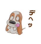 バセットハウンド(犬) 36（個別スタンプ：11）