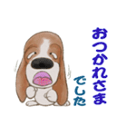 バセットハウンド(犬) 36（個別スタンプ：22）