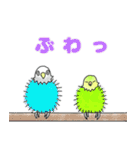 インコのアミちゃんと聖ちゃん。（個別スタンプ：13）