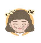 女子の平凡な日常（個別スタンプ：6）