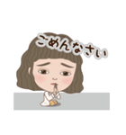 女子の平凡な日常（個別スタンプ：9）