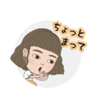 女子の平凡な日常（個別スタンプ：10）