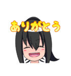 ポニーテール女子(仮)（個別スタンプ：3）