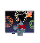 ポニーテール女子(仮)（個別スタンプ：6）