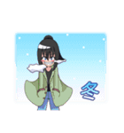 ポニーテール女子(仮)（個別スタンプ：8）