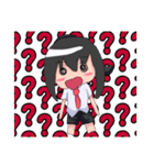 ポニーテール女子(仮)（個別スタンプ：12）
