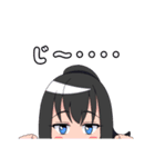 ポニーテール女子(仮)（個別スタンプ：14）
