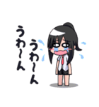 ポニーテール女子(仮)（個別スタンプ：18）
