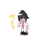 ポニーテール女子(仮)（個別スタンプ：21）