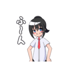 ポニーテール女子(仮)（個別スタンプ：27）