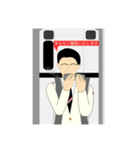 男性客室乗務員(CA)（個別スタンプ：24）