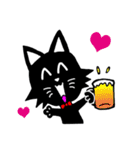 黒猫へいちゃんのスタンプ（個別スタンプ：30）
