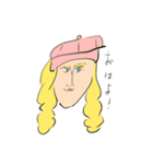 黄色い髮をした女子たち（個別スタンプ：5）