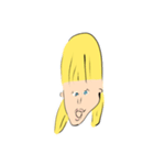 黄色い髮をした女子たち（個別スタンプ：23）