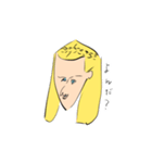 黄色い髮をした女子たち（個別スタンプ：24）