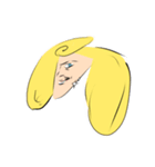 黄色い髮をした女子たち（個別スタンプ：25）