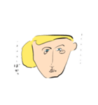 黄色い髮をした女子たち（個別スタンプ：32）