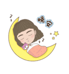 女子の平凡な日常(中文)（個別スタンプ：8）