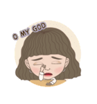 女子の平凡な日常(中文)（個別スタンプ：15）