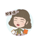女子の平凡な日常(中文)（個別スタンプ：35）