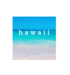 ハワイの波のスタンプ☆（個別スタンプ：38）