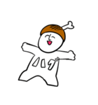 にぎやか肉ハットお兄さん(？)（個別スタンプ：1）