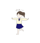 俊敏な私。（個別スタンプ：3）