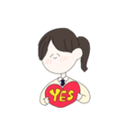 俊敏な私。（個別スタンプ：10）