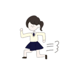 俊敏な私。（個別スタンプ：11）