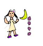 白猫ミラクル少女のスタンプ（個別スタンプ：15）